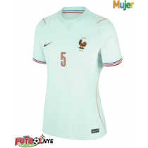 Camiseta Francia Jules Kounde #5 Visitante Equipación para mujer Mundial 2026 manga corta